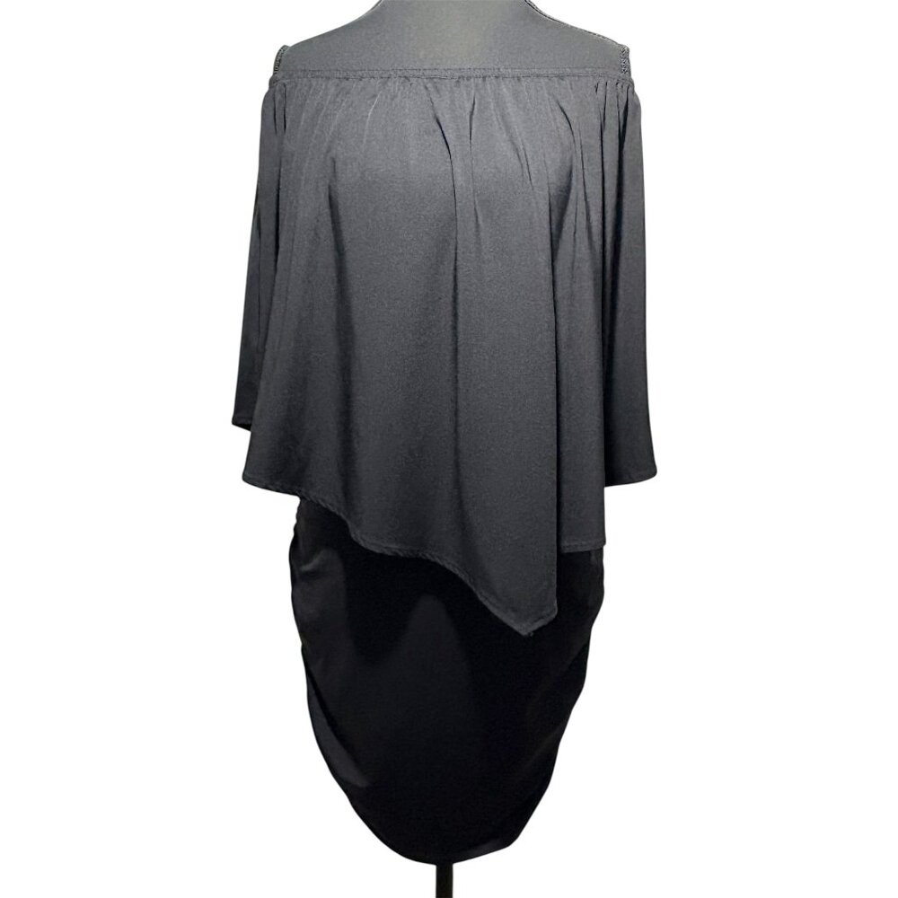 Women’s Off The Shoulder Ruffle Bodycon Mini Dress - size small